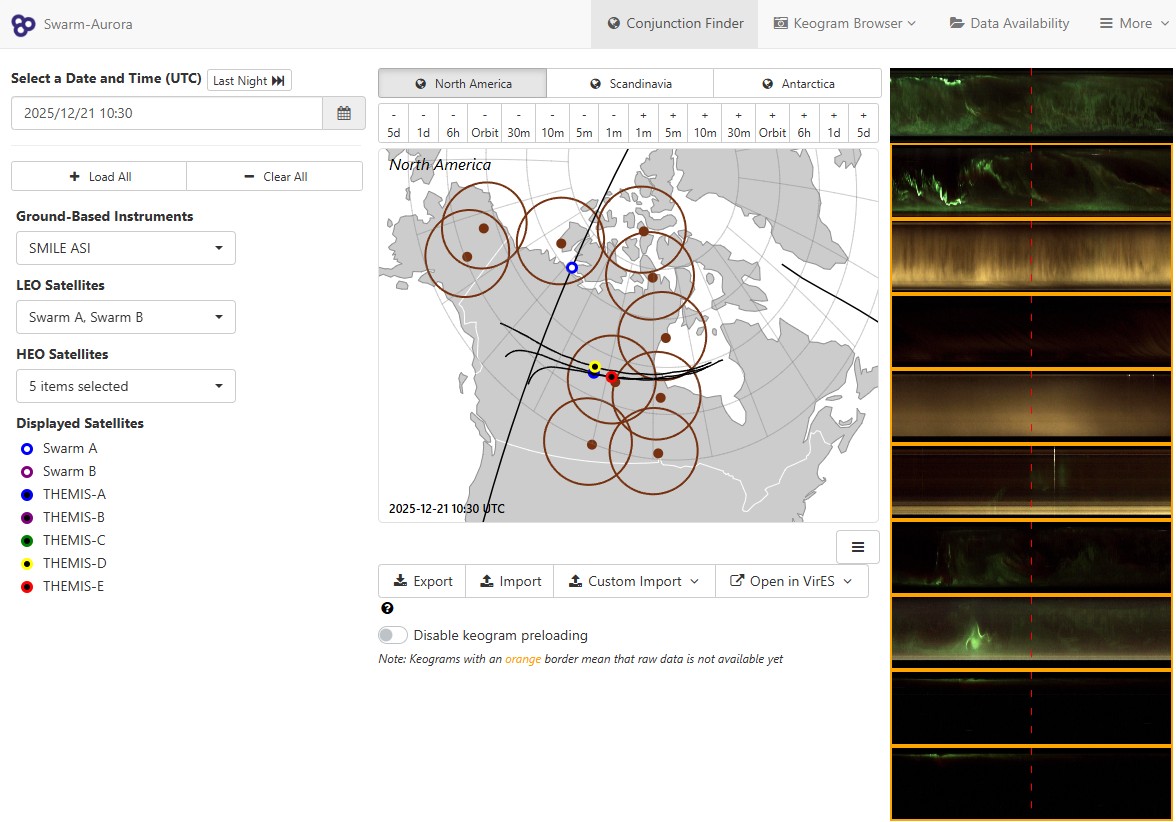 Swarm-Aurora with SMILE ASI data